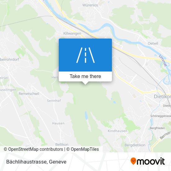 Bächlihaustrasse map