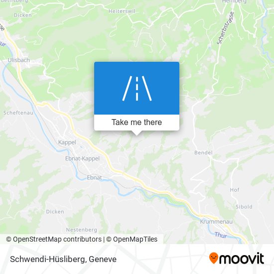 Schwendi-Hüsliberg map