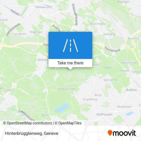 Hinterbrugglenweg map