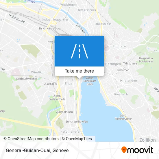 General-Guisan-Quai map