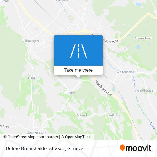 Untere Brünishaldenstrasse map