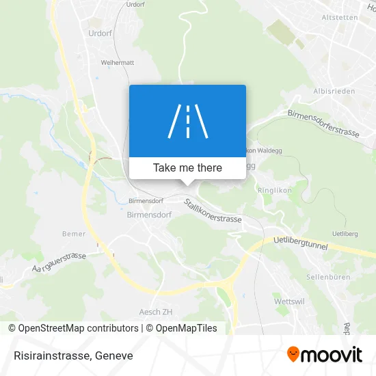 Risirainstrasse map