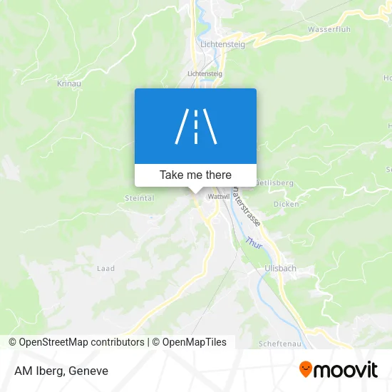AM Iberg map
