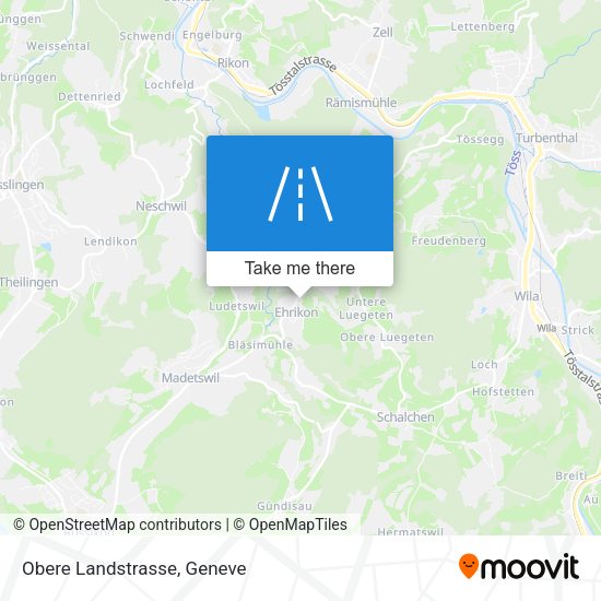 Obere Landstrasse map