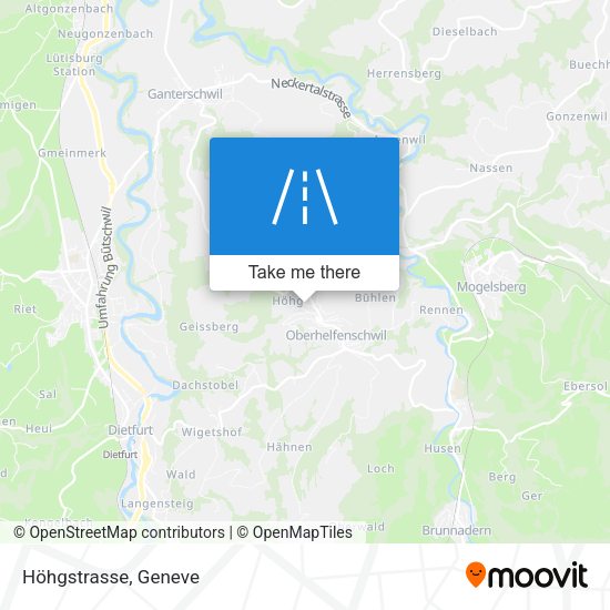 Höhgstrasse map