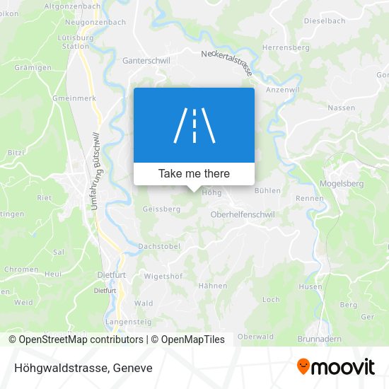 Höhgwaldstrasse map