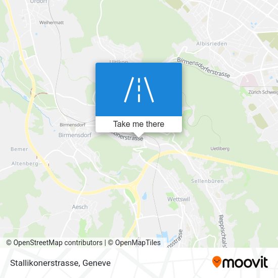 Stallikonerstrasse map