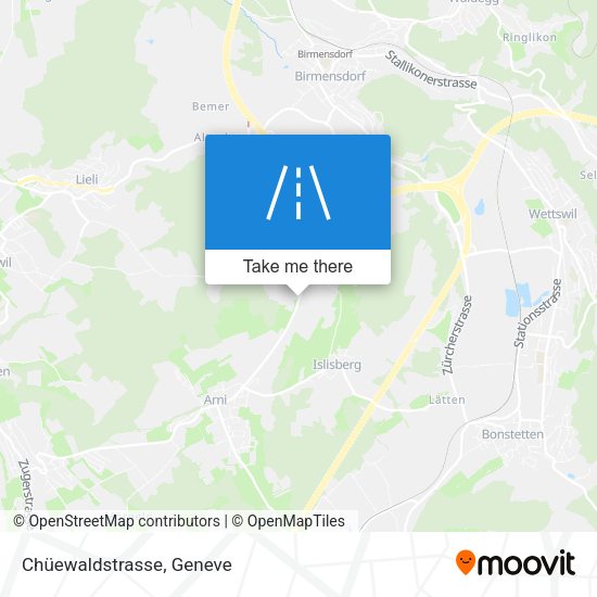 Chüewaldstrasse map