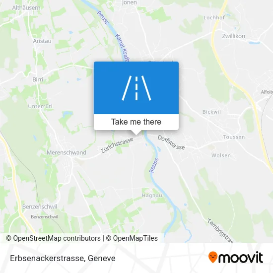 Erbsenackerstrasse map