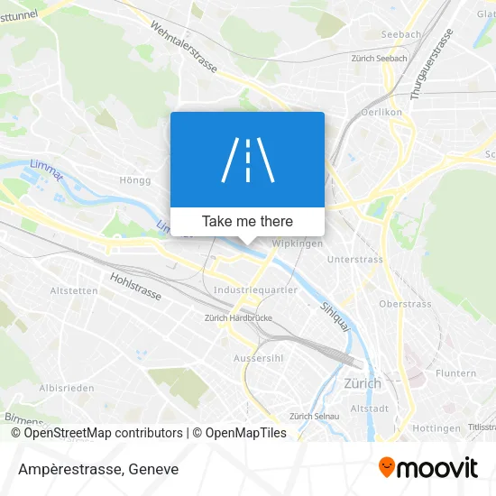 Ampèrestrasse map