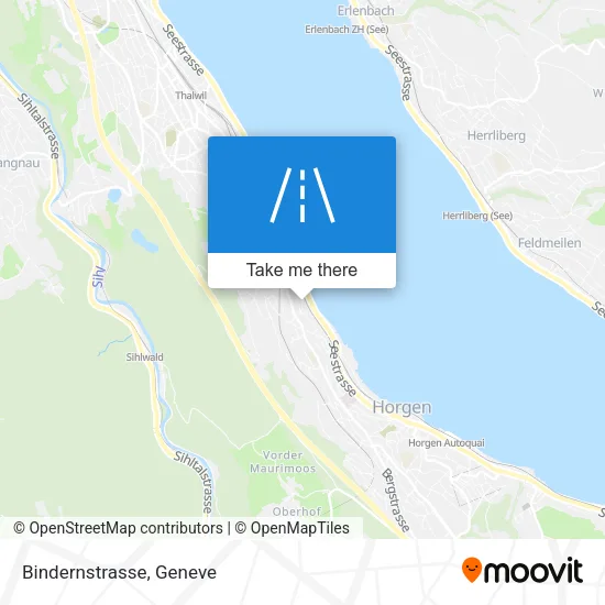 Bindernstrasse map