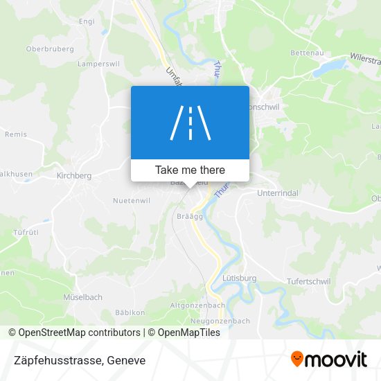 Zäpfehusstrasse map