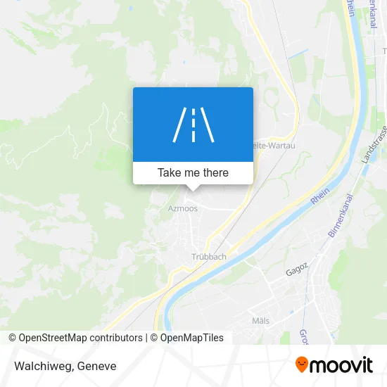 Walchiweg map