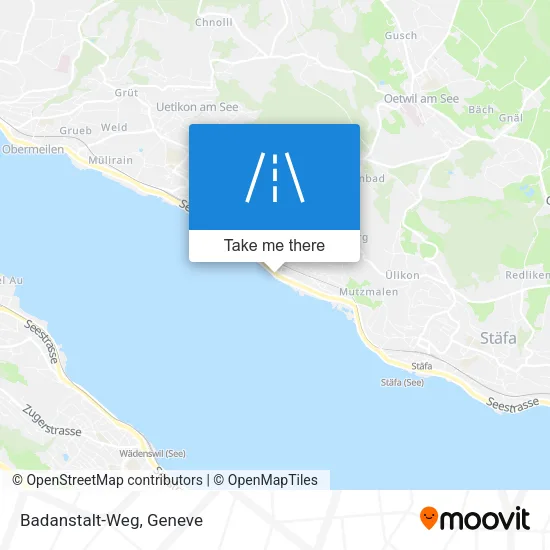 Badanstalt-Weg map