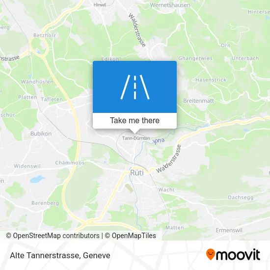 Alte Tannerstrasse map
