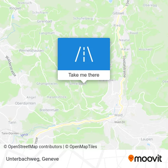 Unterbachweg map