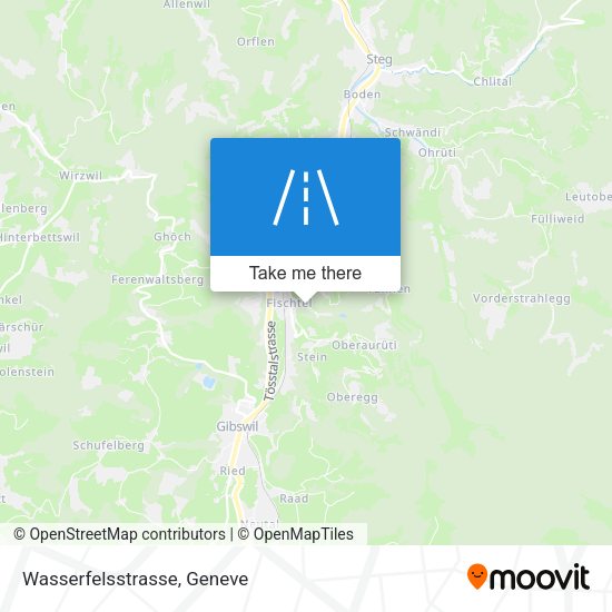 Wasserfelsstrasse map