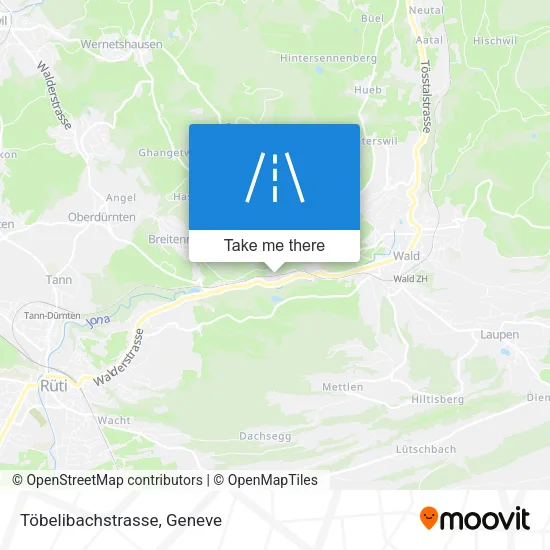 Töbelibachstrasse map