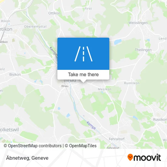 Äbnetweg map