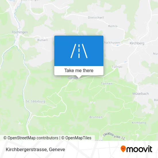 Kirchbergerstrasse map