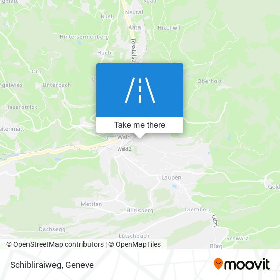 Schibliraiweg map