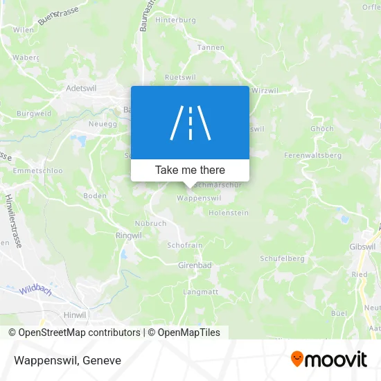 Wappenswil map