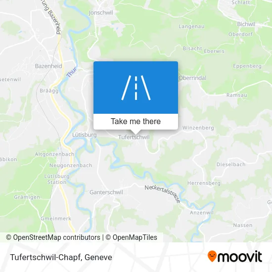 Tufertschwil-Chapf map