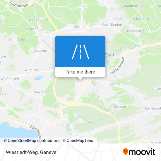 Wiesriedt-Weg map