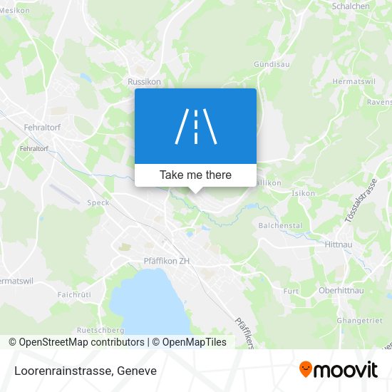 Loorenrainstrasse map
