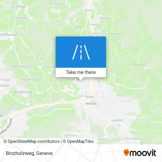 Binzholzweg map