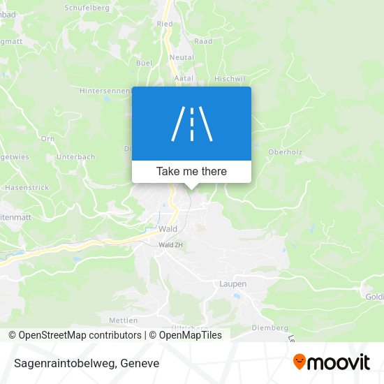 Sagenraintobelweg map