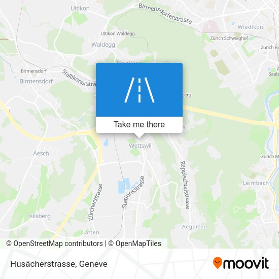 Husächerstrasse map