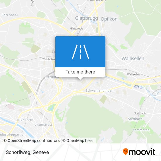Schörliweg map