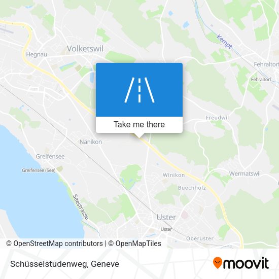 Schüsselstudenweg map