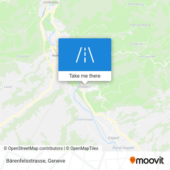 Bärenfelsstrasse map