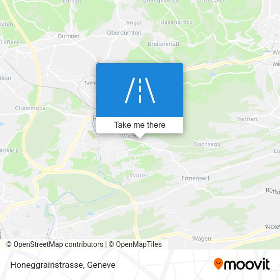 Honeggrainstrasse map