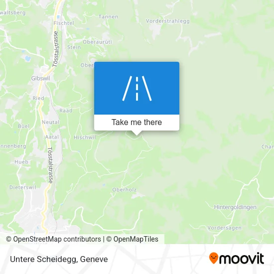 Untere Scheidegg map