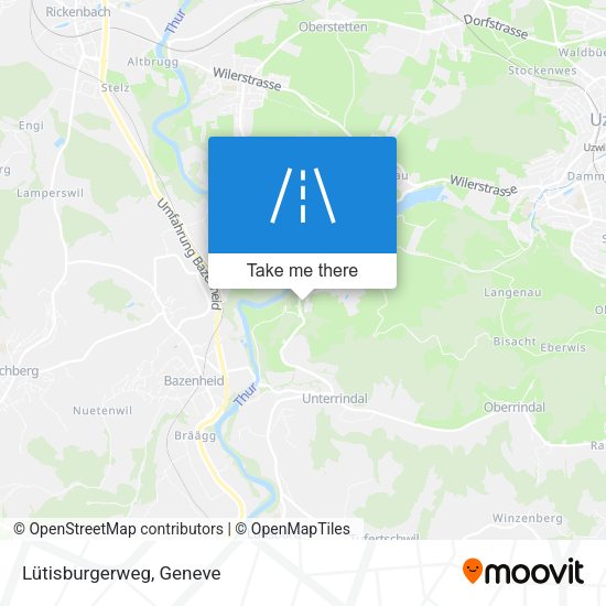 Lütisburgerweg map