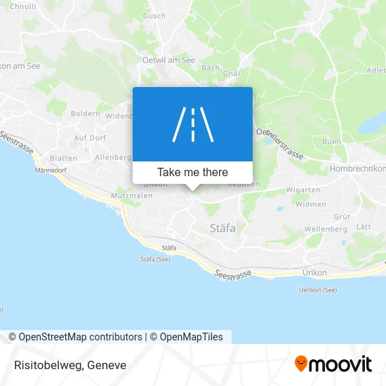 Risitobelweg map