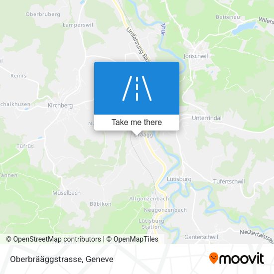 Oberbrääggstrasse map