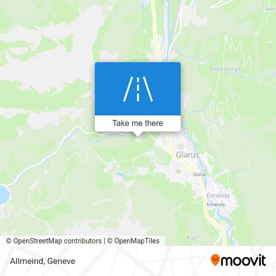 Allmeind map