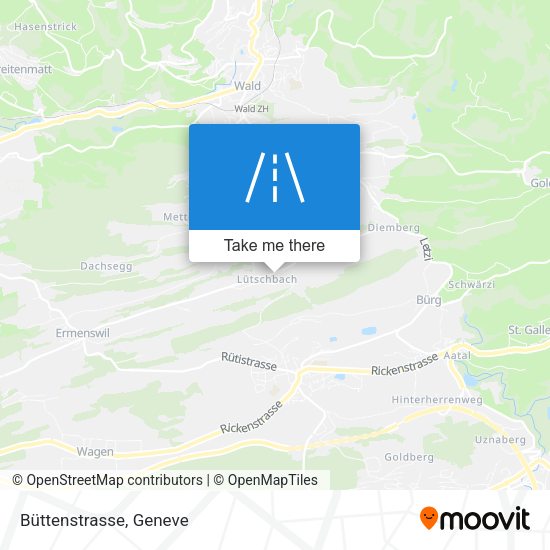 Büttenstrasse map