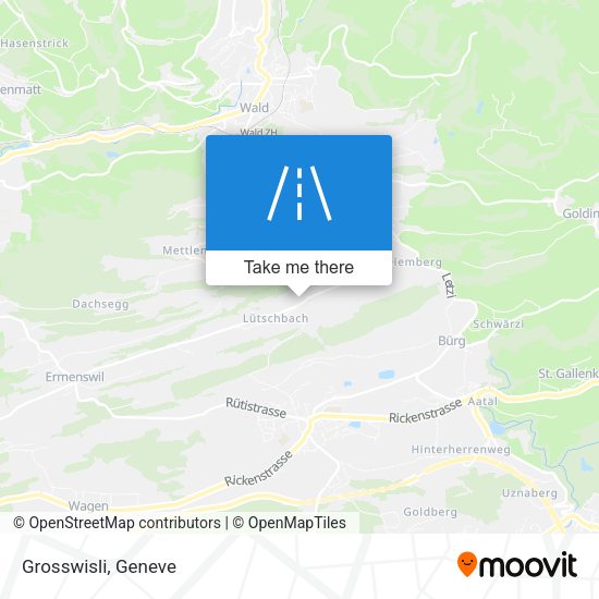 Grosswisli map