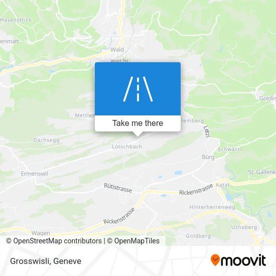 Grosswisli map