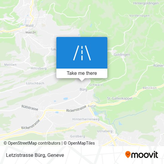 Letzistrasse Bürg map