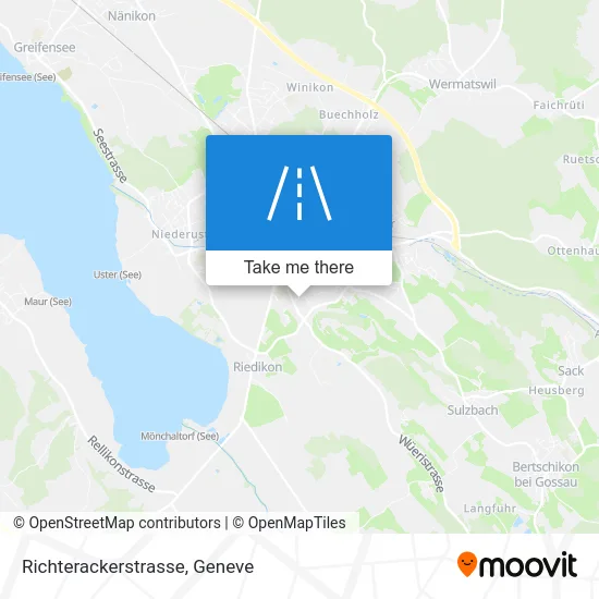 Richterackerstrasse map