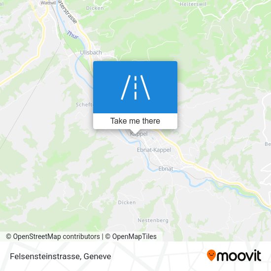 Felsensteinstrasse map
