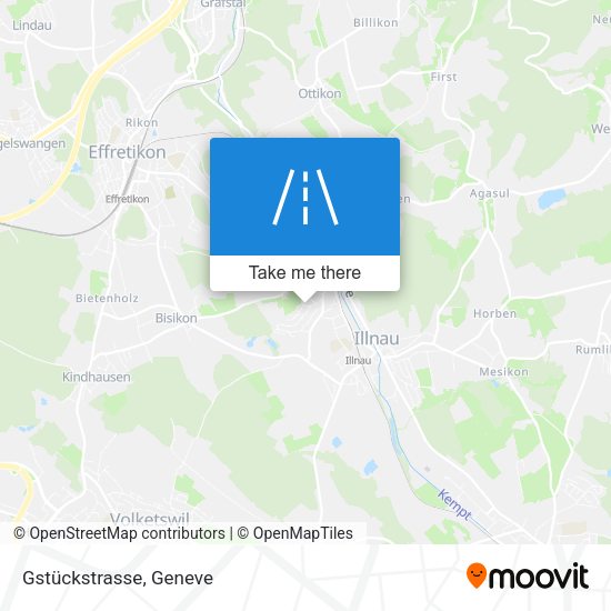 Gstückstrasse map