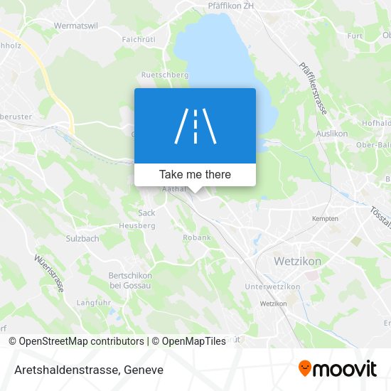 Aretshaldenstrasse map