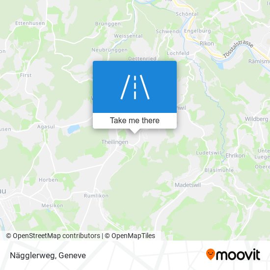 Nägglerweg map